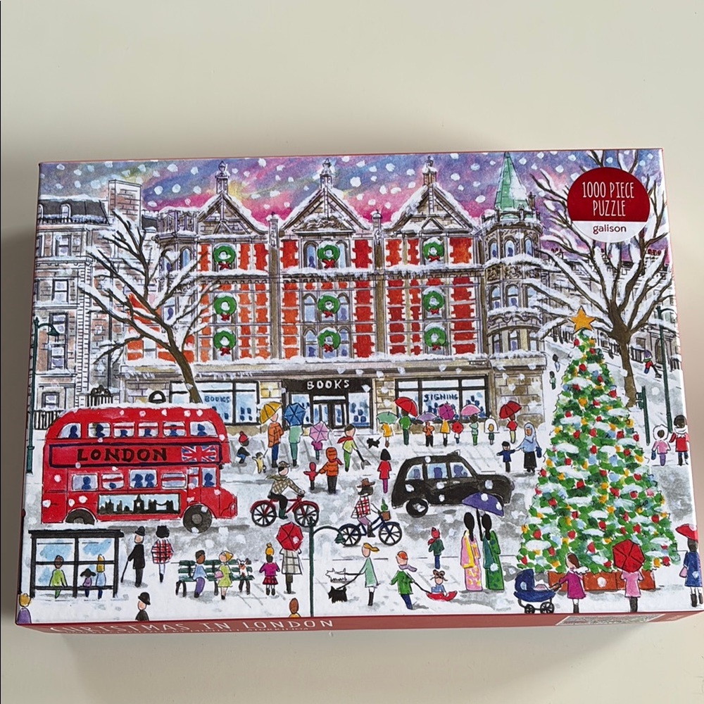 Galison Christmas in London 1000 Piece Puzzle